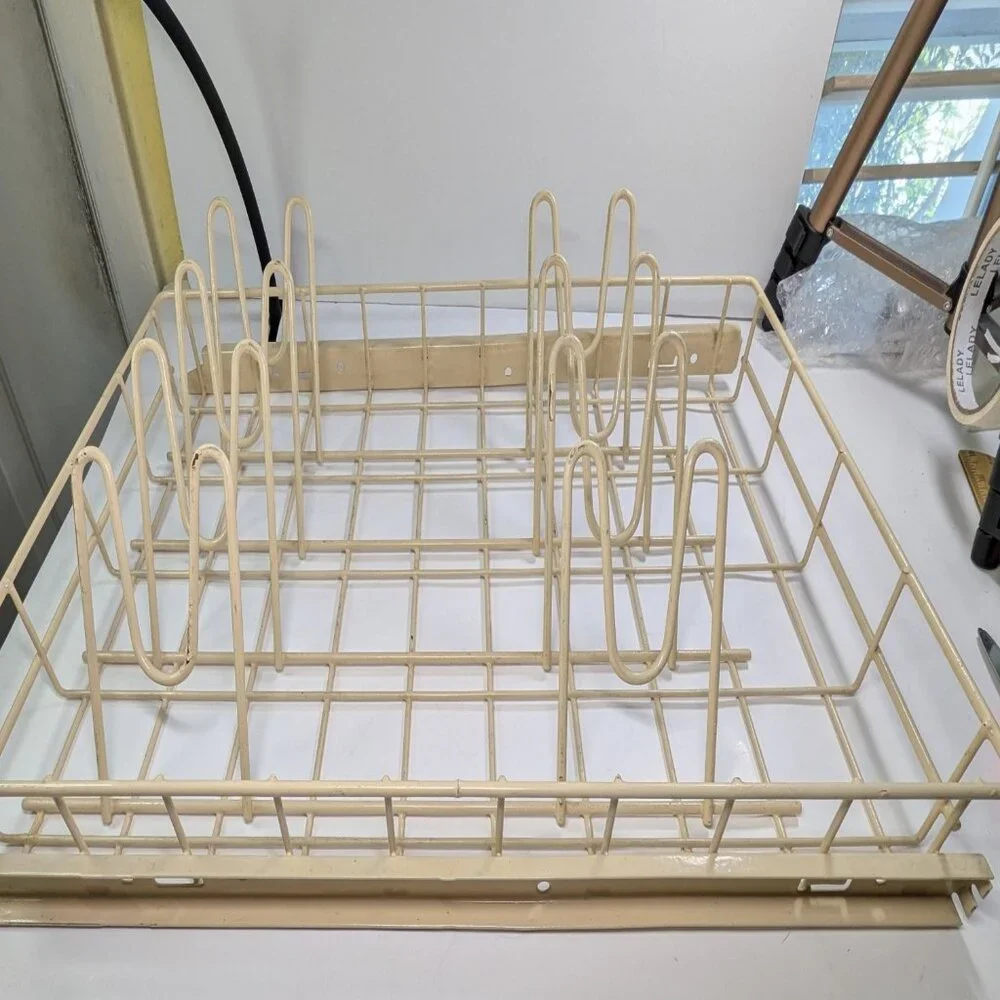 Retro Dishwasher Rack Organizer for HEAVY Scrapbook Storage or Pot Lid Holder
